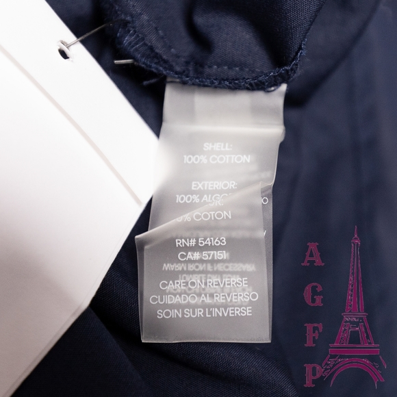 Calvin Klein maxi sleeveless flounce navy dress - Picture 11 of 11